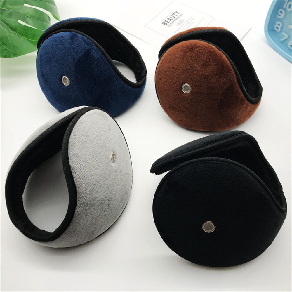 Fleece Ear Warmer Band - Mens Ear Muffs ฤดูหนาวเครื่องอุ่นหูขนแกะ Unisex Plush