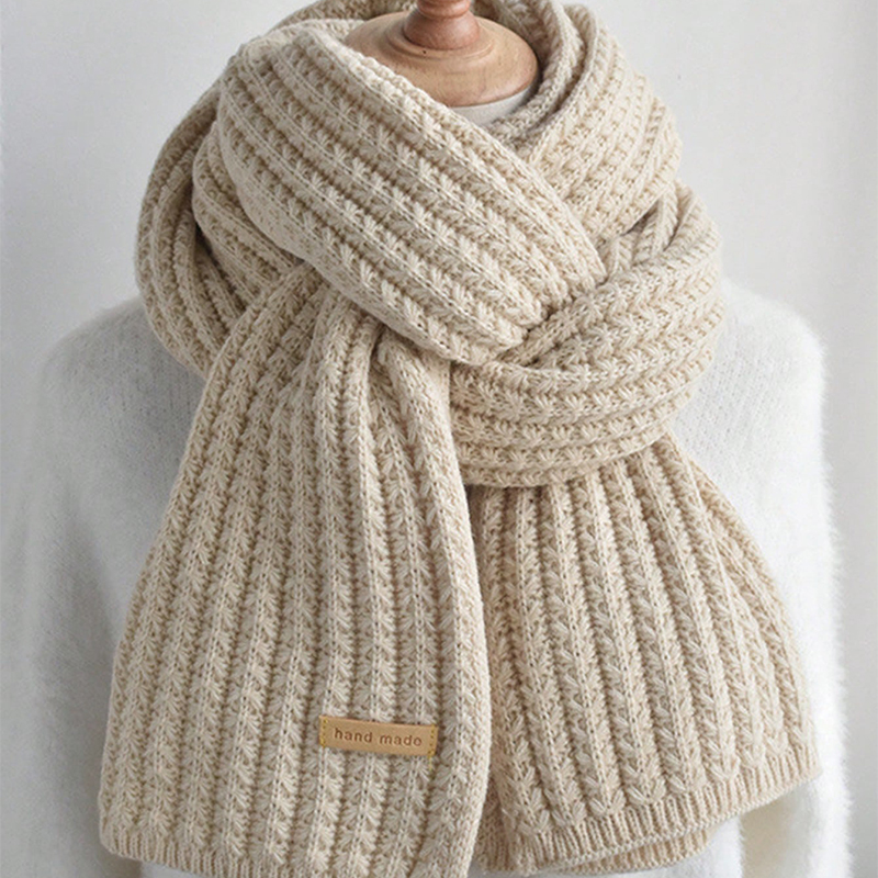 ผ้าพันคอไหมแคชเมียร์ถักหนา อุ่ - Wool Scarf Men บทวิจารณ์และราคา