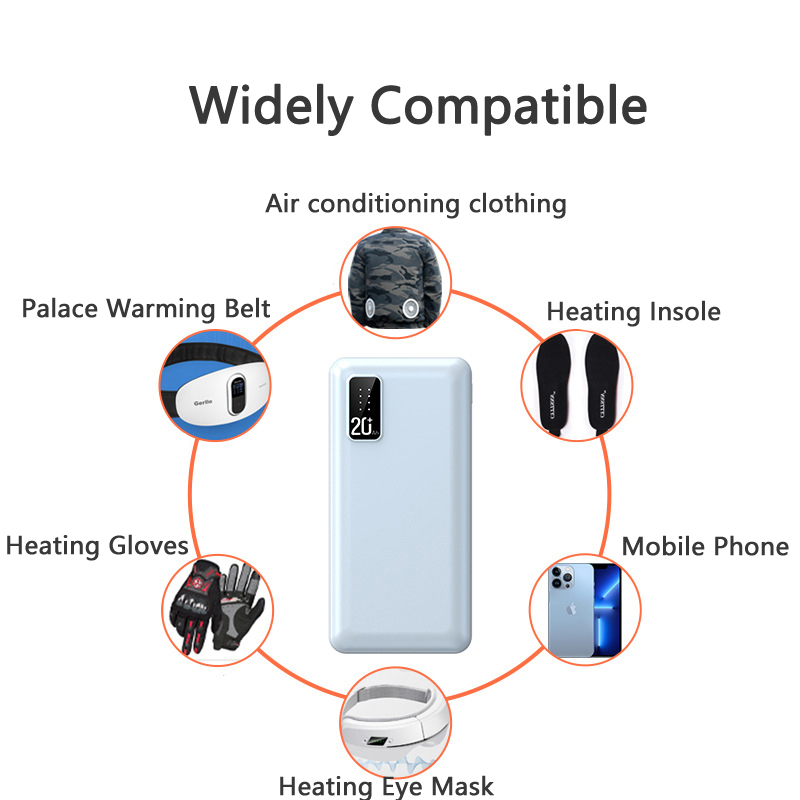 7.4V DC อุ่นเสื้อกั๊ก Power Ba - Heated Vest Battery บทวิจารณ์และราคา