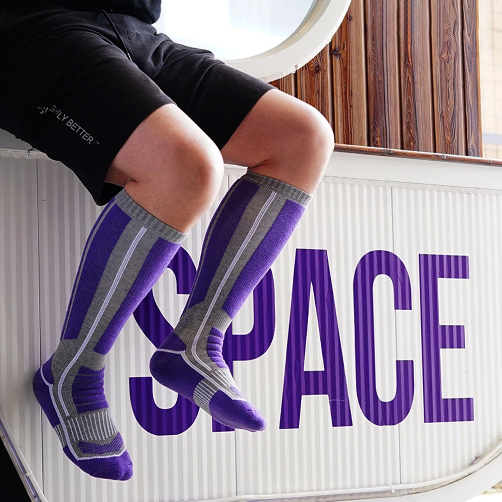 Xqqmxx ถุงเท้าสกี1คู่ถุงเท้าสก - Thermal Sock Wool บทวิจารณ์และราคา