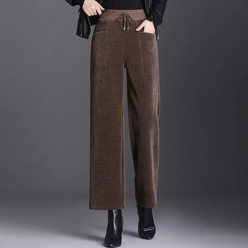 ฤดูใบไม้ร่วงฤดูหนาว Corduroy ก - Corduroy Pant Warm บทวิจารณ์และราคา