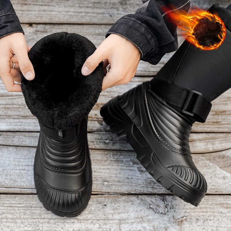 รองเท้าบูทหิมะใหม่สำหรับผู้ชาย - Waterproof Winter Boot บทวิจารณ์และราคา