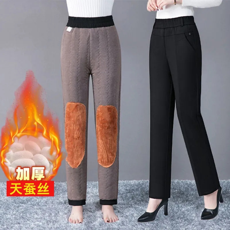 ตรงขากางเกงหญิงฤดูใบไม้ร่วง/ฤด - Corduroy Pant Warm บทวิจารณ์และราคา
