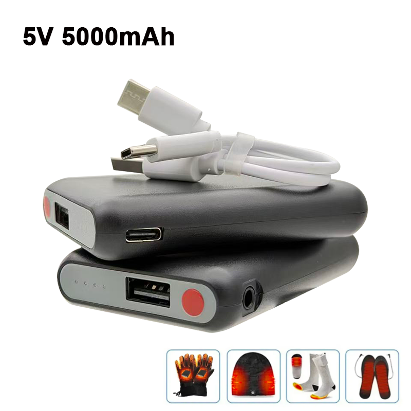 แบตเตอรี่สำรองแบบชาร์จ USB-C ข - Heated Vest Battery บทวิจารณ์และราคา