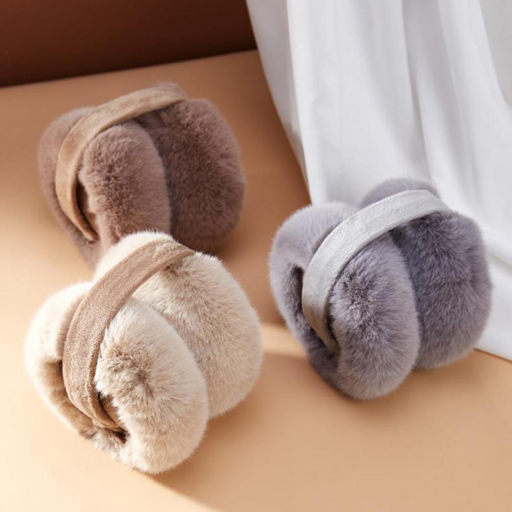 ผู้หญิงฤดูหนาว Earmuffs Plush  - Earmuffs Foldable บทวิจารณ์และราคา