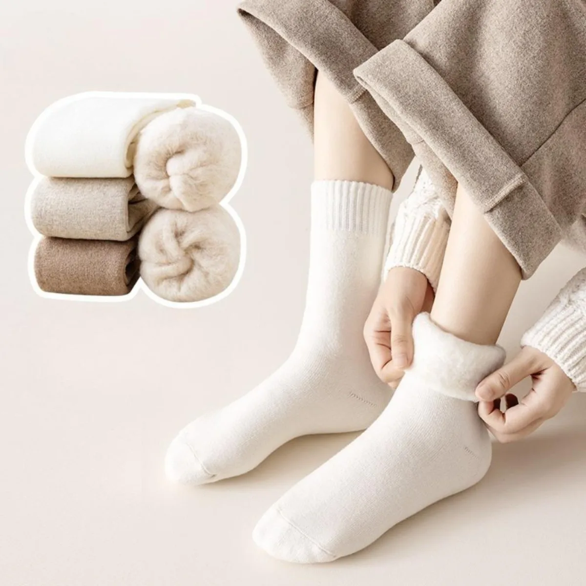 ถุงเท้ากันหนาวแบบหนาพิเศษสำหรั - Thermal Sock Wool บทวิจารณ์และราคา