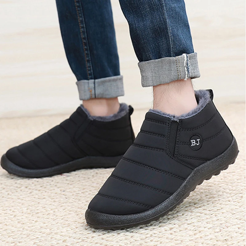 รองเท้าบูทหิมะแฟชั่นสำหรับผู้ช - Waterproof Winter Boot บทวิจารณ์และราคา