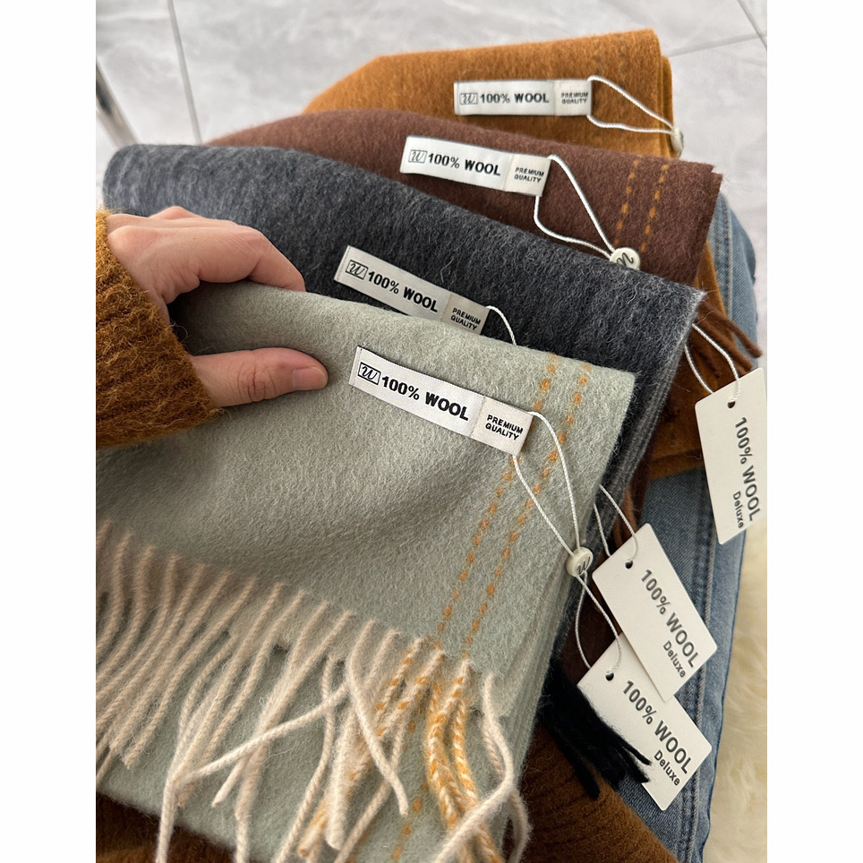 Elegant คุณภาพดี 100% ผ้าพันคอ - Wool Scarf Men บทวิจารณ์และราคา