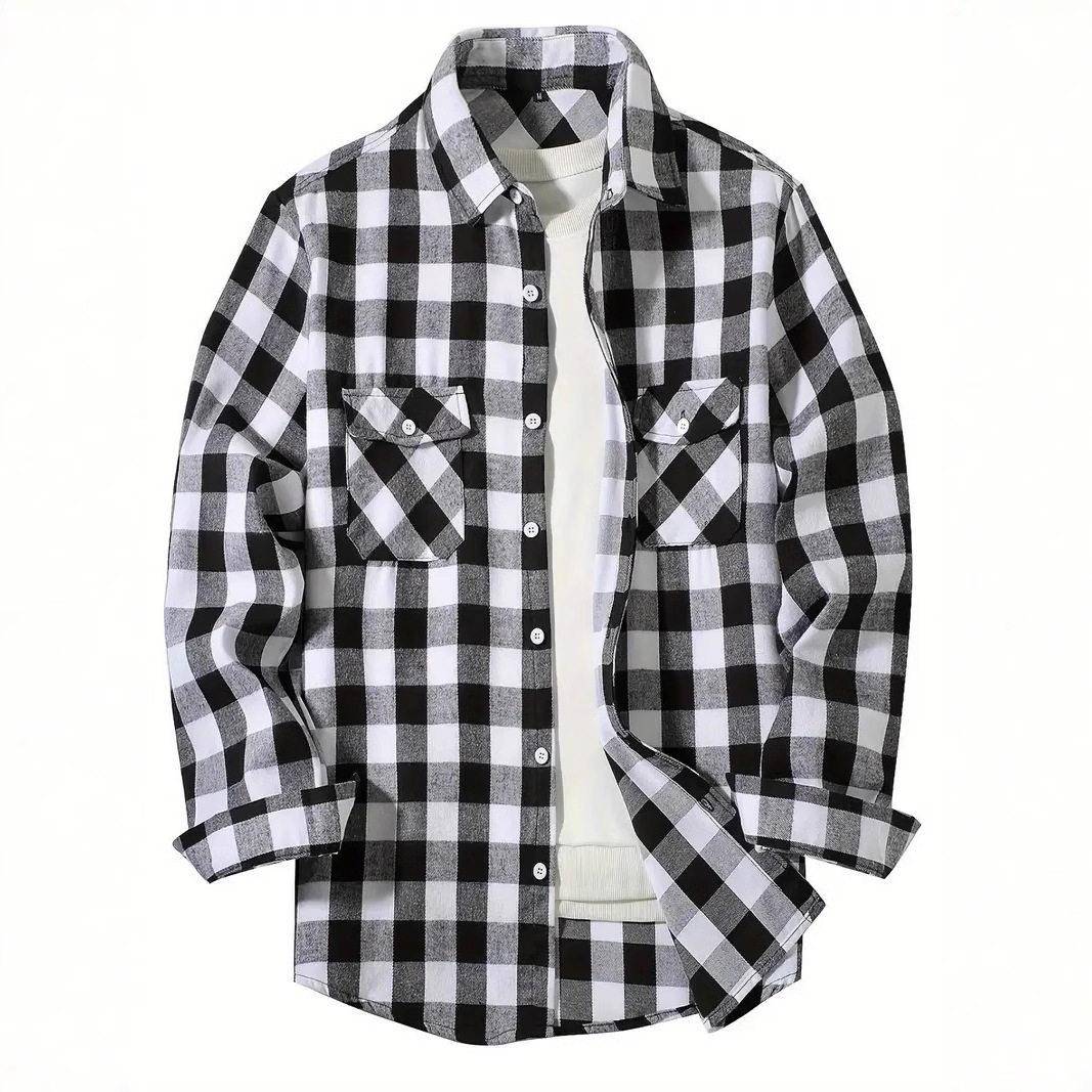 เสื้อแจ็คเก็ตเชิ้ตผ้าแฟลนเนลบุ - Flannel Shirt Lined บทวิจารณ์และราคา