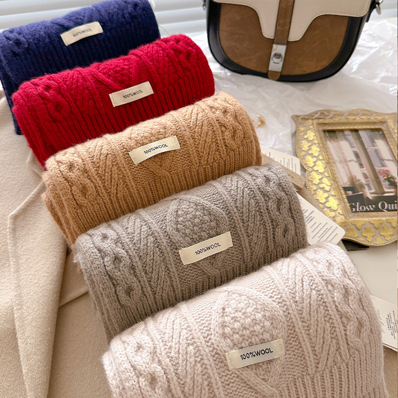 ผ้าพันคอขนสัตว์แท้ 100% หรูหรา - Wool Scarf Men บทวิจารณ์และราคา