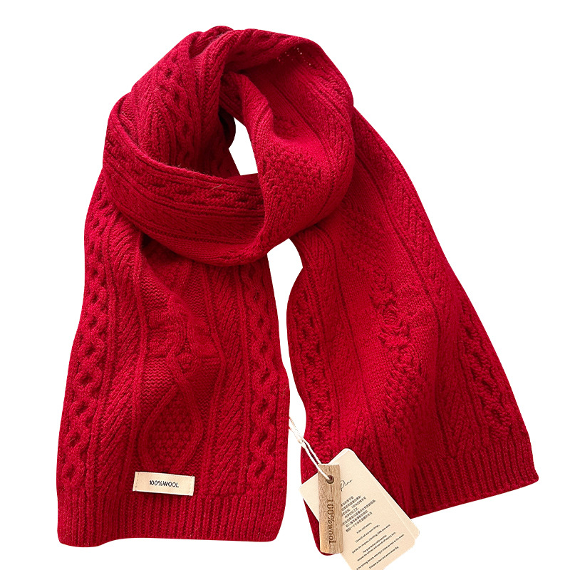 ผ้าพันคอขนสัตว์แท้ 100% หรูหรา - Wool Scarf Men บทวิจารณ์และราคา