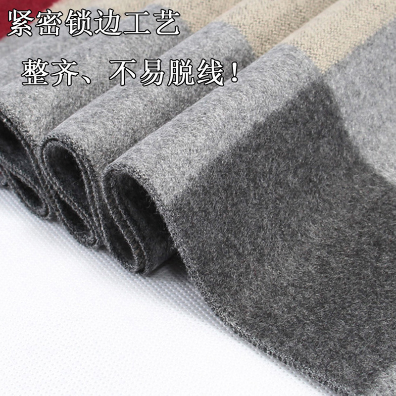 ผู้ชายผ้าพันคอสําหรับชายฤดูหนา - Wool Scarf Men บทวิจารณ์และราคา